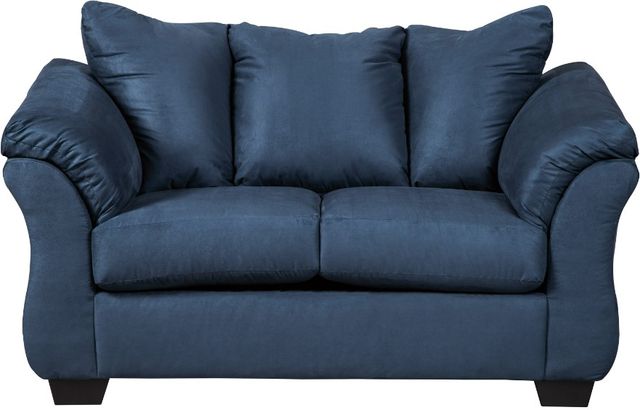 Signature Design by Ashley® Darcy 2-Piece Blue Living Room Set-2