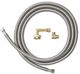 LG 7.8 Ft. Stainless Steel Dishwasher Inlet Hose-0