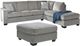Signature Design by Ashley® Altari 2-Piece Alloy Sleeper Sectional with Ottoman-0