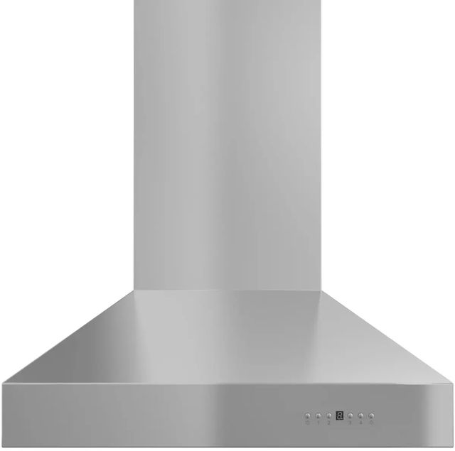 ZLINE 30" Stainless Steel Professional Convertible Vent Wall Mount Range Hood with Crown Molding-2