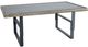Furniture of America® Antigua Gray Aluminum/Faux Wicker Outdoor Adjustable Table with Gunmetal Base -0