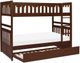 Homelegance® Rowe Dark Cherry Youth Twin/Twin Bunk Bed with Twin Trundle-3