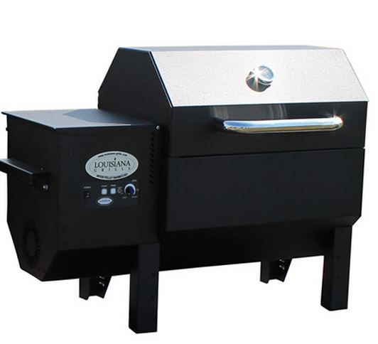 Louisiana Grills Tailgater 36" Stainless Steel Freestanding Wood Pellet Smoker-0