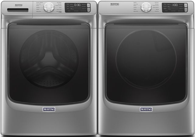 Maytag® 4.8 Cu. Ft. Metallic Slate Front Load Washer-6