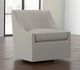 Bassett® Furniture Sylva Gray Swivel Chair-3