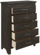 Mazin Furniture Blaire Farm Charcoal Gray Chest-2
