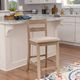 Linon Torino Gray Wash Soho Counter Stool-1
