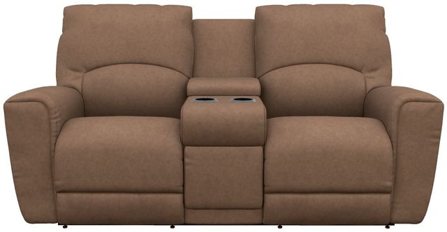 La-Z-Boy® Cassian Tawny Manual Reclining Loveseat with Console-1