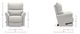 La-Z-Boy® Rowan Oyster Leather Manual Wall Recliner-2