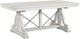 Magnussen Home® Heron Cove Chalk White 72" Dining Trestle Table-0