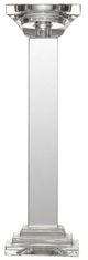 A & B Home Leon Crystal Clear Candle Holder-1