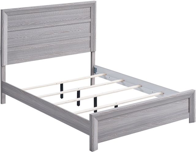Crown Mark Adelaide Driftwood Queen Panel Bed-1