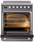 Ilve® Professional Plus II 30" Graphite Matte Pro Style Induction Range-2