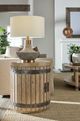 Hooker® Furniture Vineyard Row Sonoma Wine Barrel End Table-5