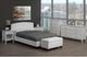 Titus Furniture White 60" Queen Platform Bed-1