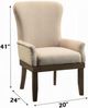 ACME Furniture Landon Beige/Salvage Brown Arm Chair-2