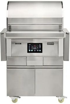 Coyote® 36" Built-In Pellet Stainless Steel Grill with Cart