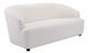 Zuo® Budapest White Sofa-0