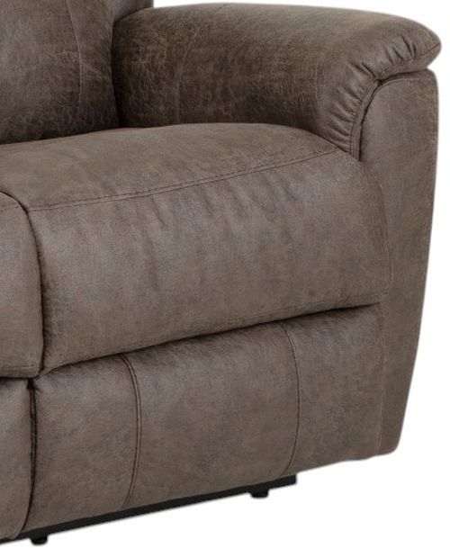 HomeStretch Milan Espresso Manual Reclining Loveseat-2