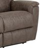 HomeStretch Milan Espresso Manual Reclining Loveseat-2