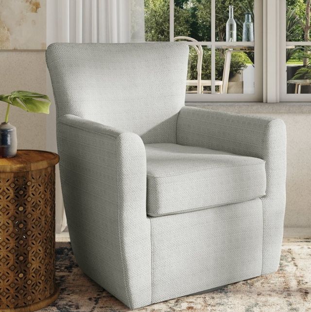 Jofran Inc. Harper Cloud Swivel Accent Chair-1