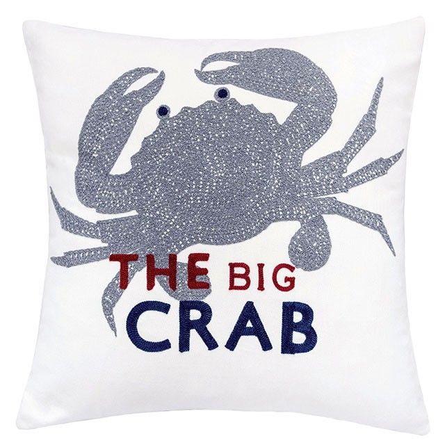 Furniture of America® Jody Blue/White Accent Pillow-0
