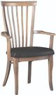 Urban Collections by Yutzy Woodworking Chesterfield Beige/Taupe Office Arm Chair-0