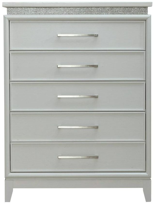Liberty Furniture Reflections Pearl White Chest-2