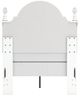 Signature Design by Ashley® Kozlani White Twin Upholstered Panel Bed-3