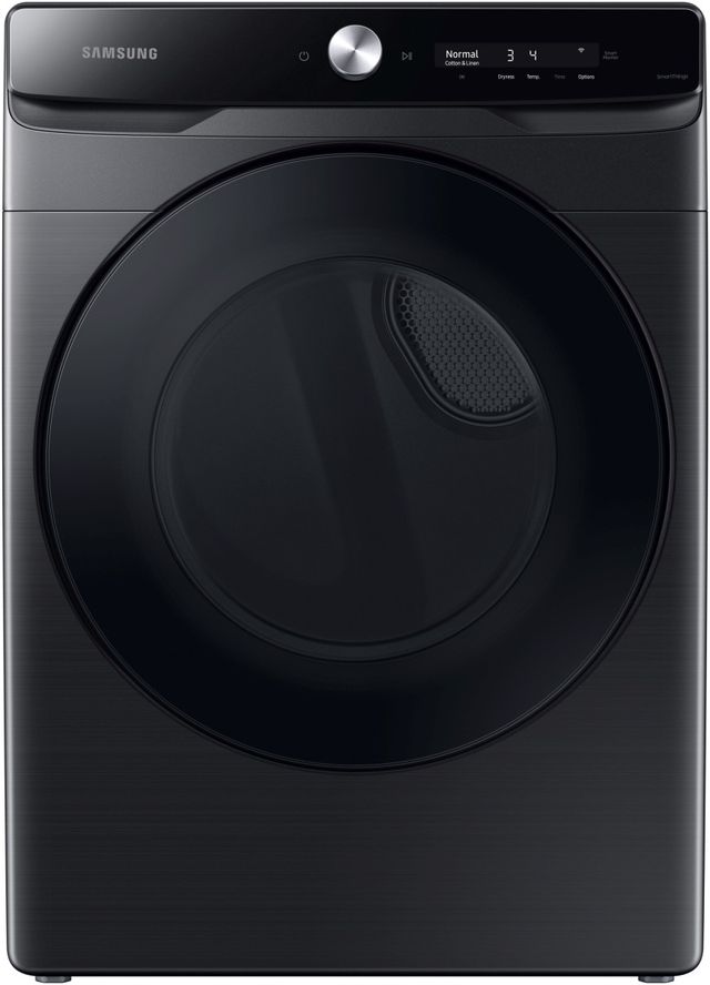Samsung 7.5 Cu. Ft. Brushed Black Front Load Gas Dryer-0