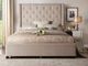 Homelegance® Fairborn Beige California King Platform Bed-2
