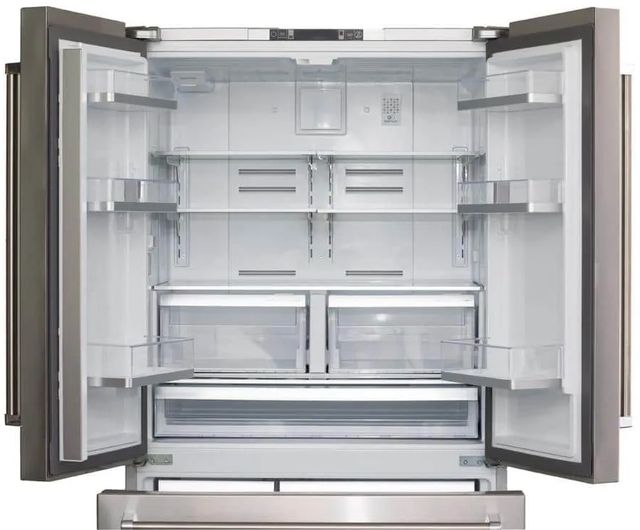 BlueStar® 36 in. 19.9 Cu. Ft. Color Match Counter Depth French Door Refrigerator-1