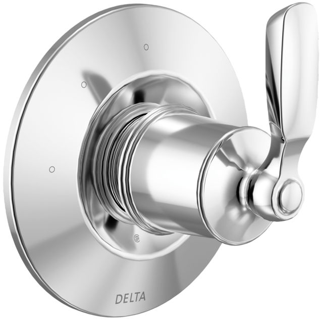 Delta Woodhurst® Chrome 3-Setting 2-Port Diverter Trim-0