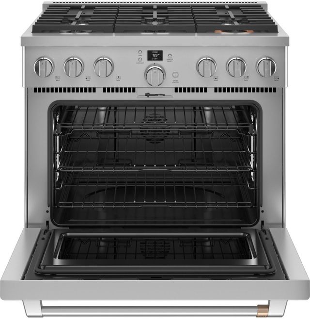 Café™ 36" Stainless Steel Pro Style Dual Fuel Range-8