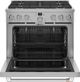 Café™ 36" Stainless Steel Pro Style Dual Fuel Range with 6 Burners-2