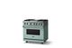 Viking® 5 Series 36" Splash Pro Style Dual Fuel (NG) Range with Polished Chrome Trim-2
