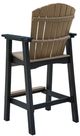 Signature Design by Ashley® Fairen Trail 5-Piece Black/Driftwood Outdoor Bar Dining Set-3