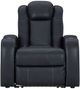 Signature Design by Ashley® Fyne-Dyme Sapphire Power Recliner with Adjustable Headrest-2