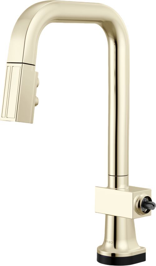 Brizo Frank Lloyd Wright® Brilliance® Polished Nickel SmartTouch® Prep Faucet with Square Spout-0