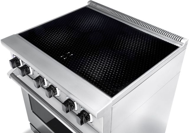 Viking® 30" Cypress Green Freestanding Induction Range-3