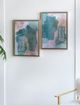 A & B Home 2-Piece Beige/Green Allegory Printed Acrylic Wall Art-4