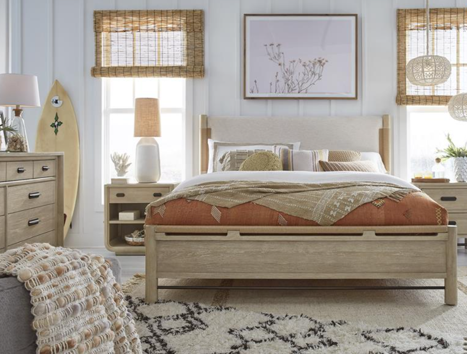 Magnussen Home Sunset Cove Upholstered Panel Bed - Thumbnail 3