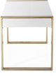 TOV Furniture Karina White/Gold Writing Desk-2