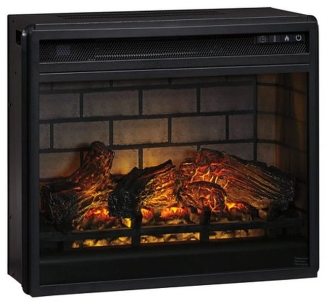 Signature Design by Ashley® Trinell Brown Dresser with Electric Fireplace-1