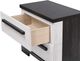 Crown Mark Remington Black/White Nightstand-3