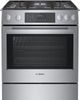 Bosch 800 Series 30" Stainless Steel Slide-In Dual Fuel Range-0