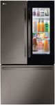 LG 27 Cu. Ft. PrintProof™ Black Stainless Steel Smart InstaView® Counter Depth French Door Refrigerator -1