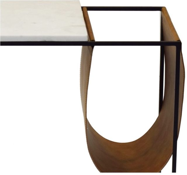 Moe's Home Collection Cave Black/Tan/White Magazine Rack-2