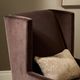 Four Hands Savita Surrey Cocoa Wing Chair-5