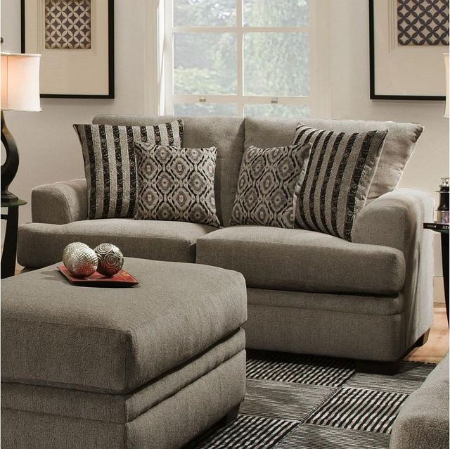 Peak Living Cornell Pewter Loveseat-0